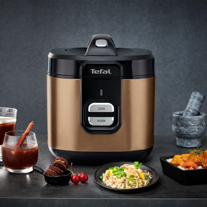 Tefal - Ryžovar COPPERTINTO 600/230V 2 l medená