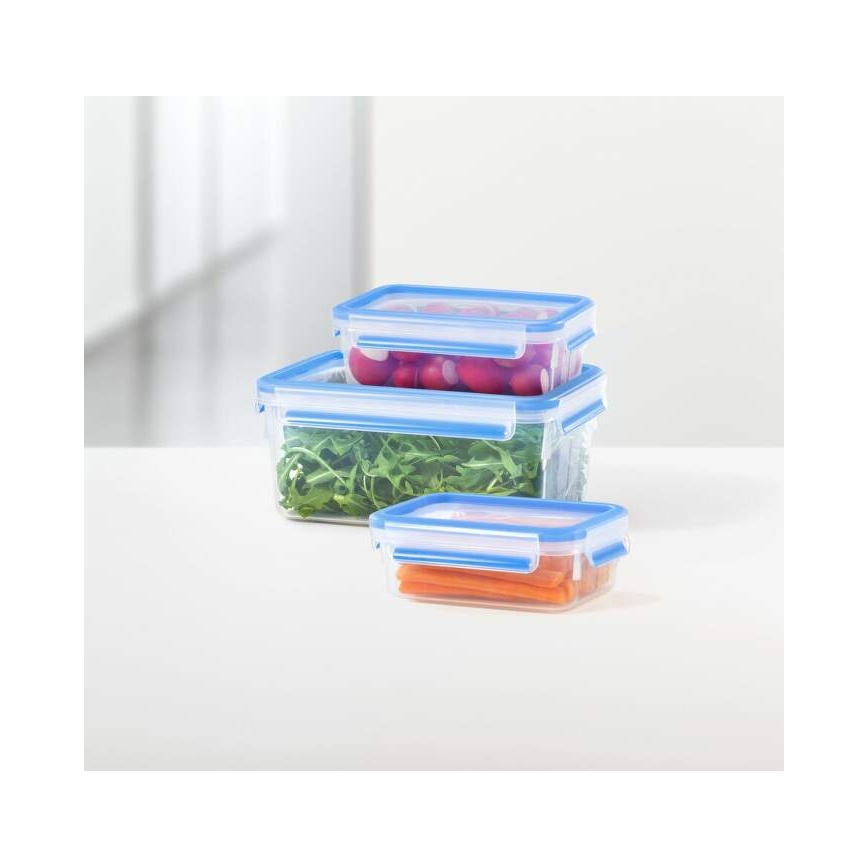 Tefal - Sada 5 potravinových dóz MASTER SEAL FRESH modrá