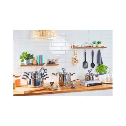 Tefal - Sada hrncov 10 ks DAILY COOK nerez