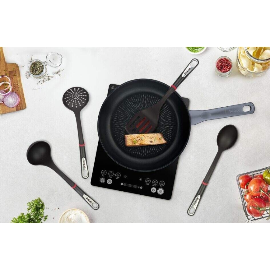 Tefal - Sada kuchynského náčinia 4 ks INGENIO čierna
