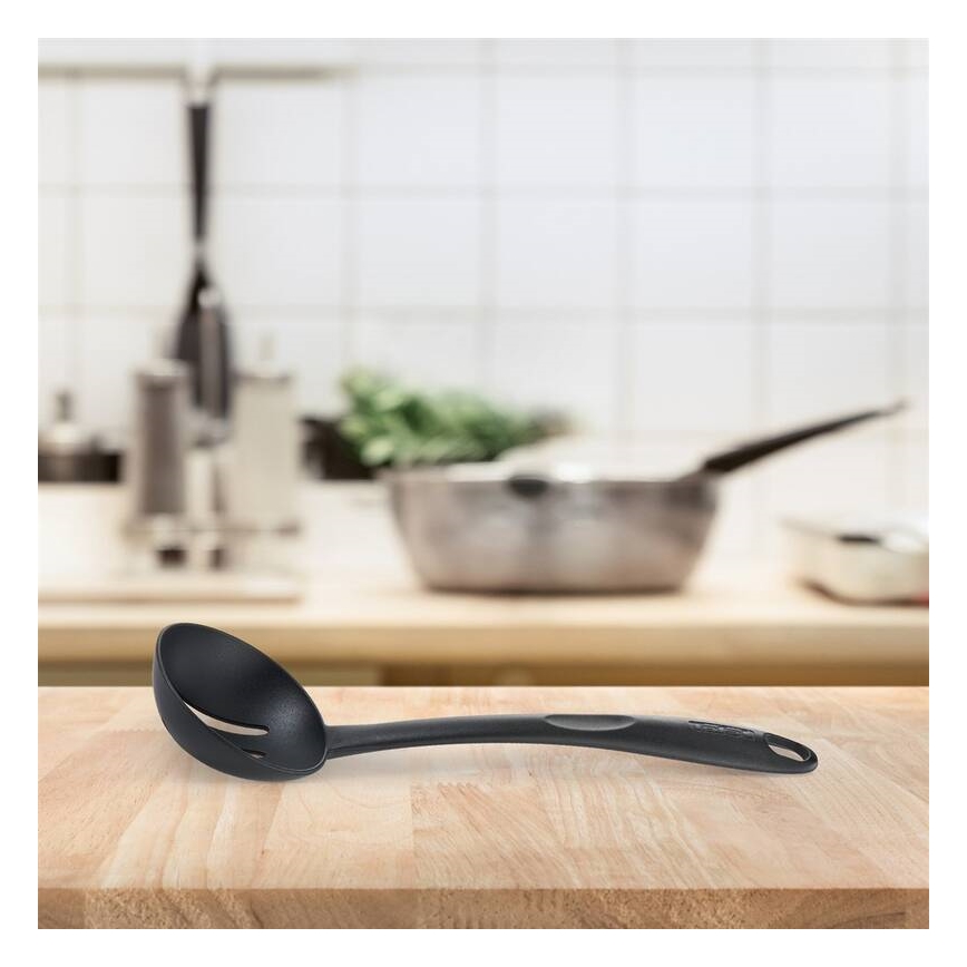 Tefal - Sada kuchynského náčinia 9 ks BIENVENUE čierna