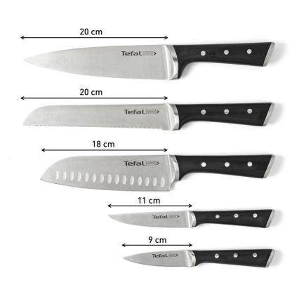 Tefal - Sada kuchynských nožov v stojane ICE FORCE 6 ks