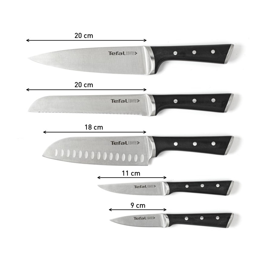 Tefal - Sada kuchynských nožov v stojane ICE FORCE 6 ks