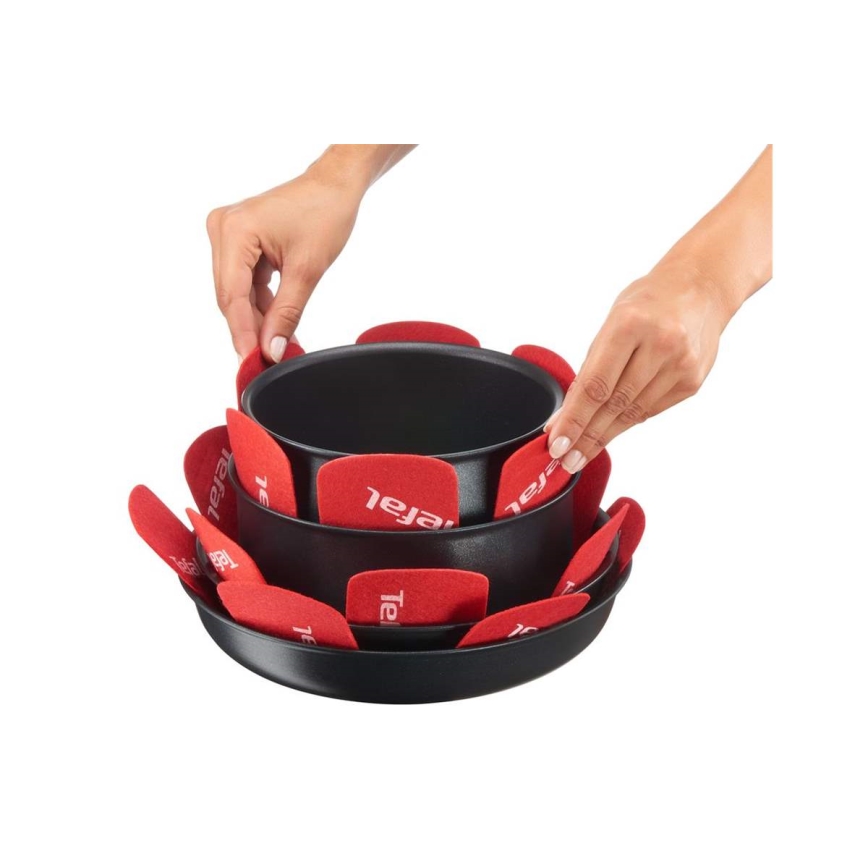 Tefal - Sada oddelovačov riadu 4 ks INGENIO červená