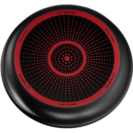 Tefal - Sada panvíc 3 ks INGENIO EASY COOK & CLEAN BLACK
