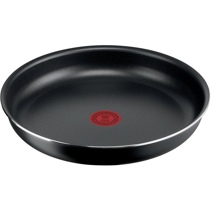 Tefal - Sada panvíc 3 ks INGENIO EASY COOK & CLEAN BLACK