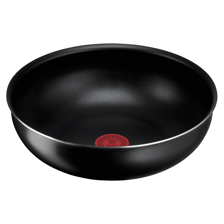 Tefal - Sada panvíc 3 ks INGENIO EASY COOK & CLEAN BLACK