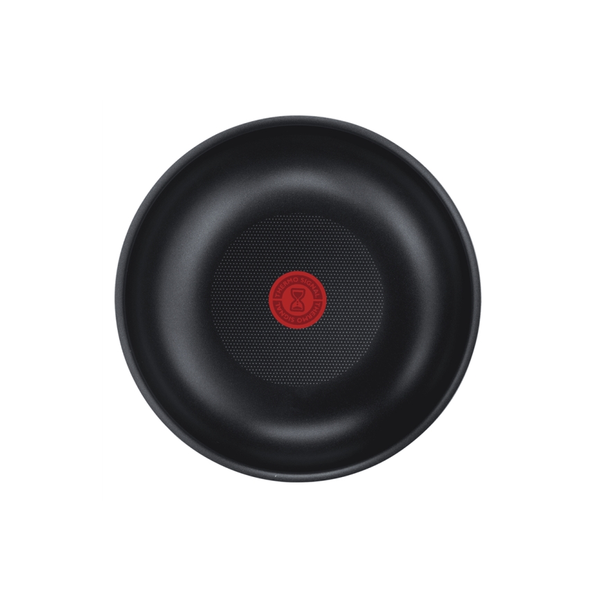 Tefal - Sada panvíc 3 ks INGENIO EASY COOK & CLEAN BLACK