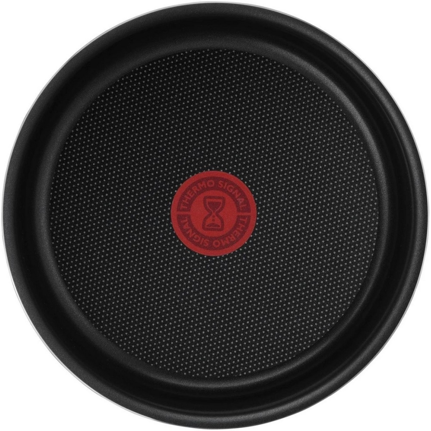 Tefal - Sada panvíc 3 ks INGENIO EASY COOK & CLEAN BLACK