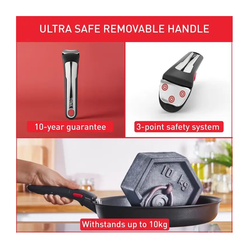 Tefal - Sada riadu 13 ks INGENIO PREFERENCE ON nerez