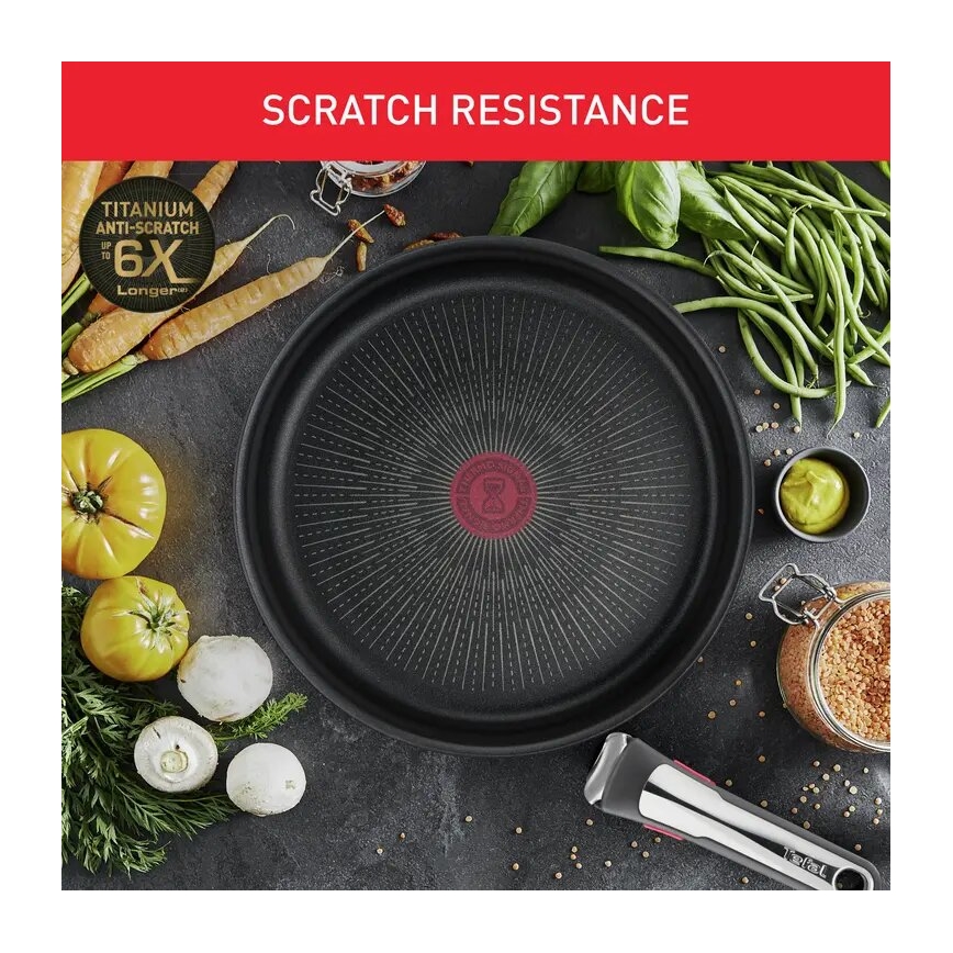 Tefal - Sada riadu 13 ks INGENIO PREFERENCE ON nerez