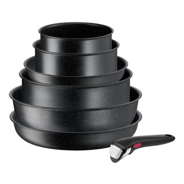 Tefal - Sada riadu 7 ks INGENIO BLACK STONE