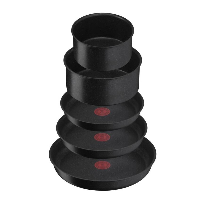 Tefal - Sada riadu 8 ks INGENIO BLACK STONE