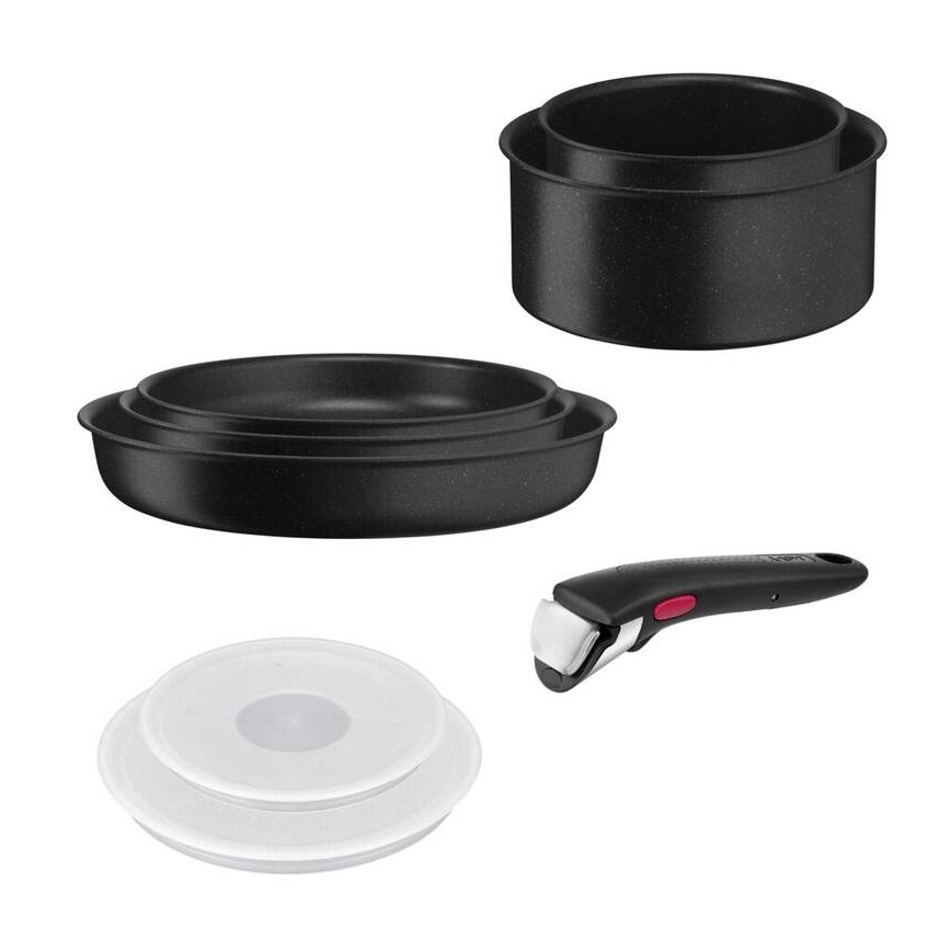 Tefal - Sada riadu 8 ks INGENIO BLACK STONE
