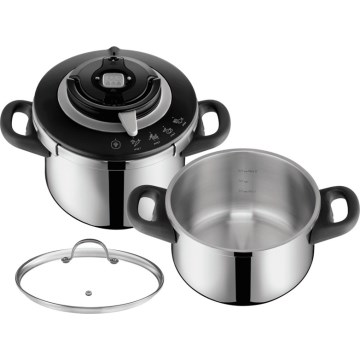 Tefal - Sada tlakových hrncov 4,5/6 l CLIPSO CHEF