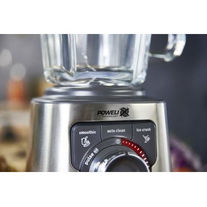 Tefal - Stolný mixér 2 l PERFECTMIX+ 1200W/230V matný chróm/čierna