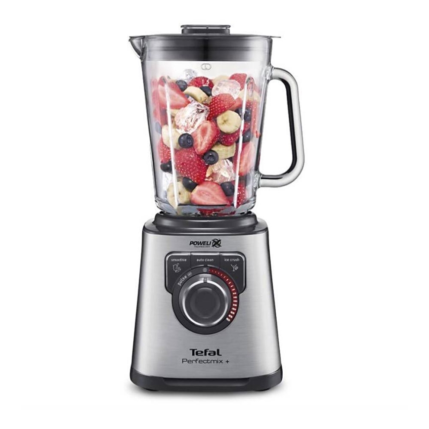 Tefal - Stolný mixér 2 l PERFECTMIX+ 1200W/230V matný chróm/čierna