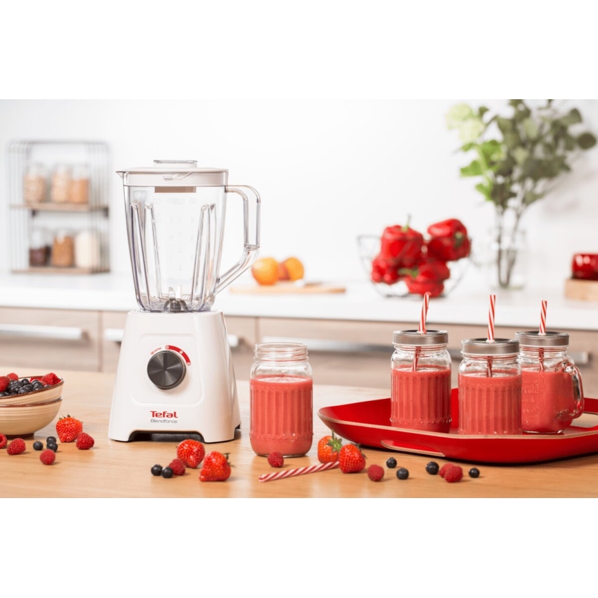 Tefal - Stolný mixér BLENDFORCE 600W/230V biela