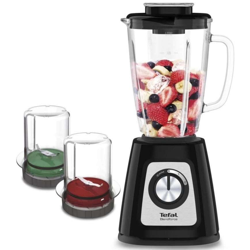 Tefal - Stolný mixér BLENDFORCE 800W/230V čierna/nerez