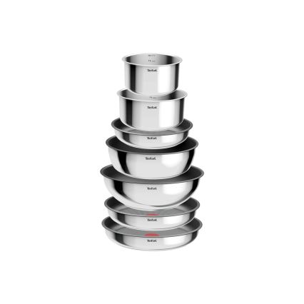 Tefal - Súprava riadu 15 ks INGENIO COOK nerezová oceľ