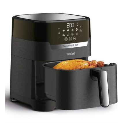 Tefal - Teplovzdušná fritéza 4,2 l EASY FRY&GRILL 2v1 1550W/230V čierna