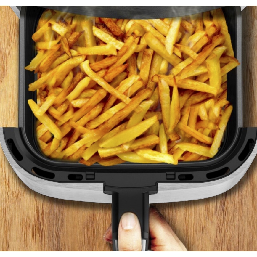 Tefal - Teplovzdušná fritéza 4,2 l EASY FRY&GRILL 2v1 1550W/230V nerez
