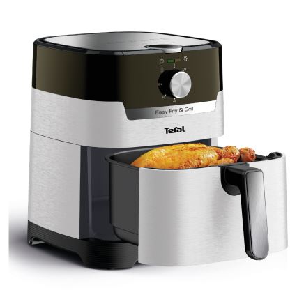 Tefal - Teplovzdušná fritéza 4,2 l EASY FRY&GRILL 2v1 1550W/230V nerez