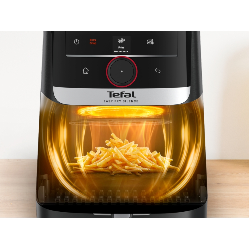 Tefal - Teplovzdušná fritéza 5 l EASY FRY SILENCE SMART 1400-1670W/230V