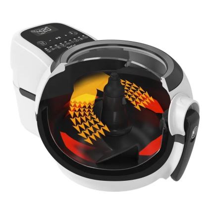 Tefal - Teplovzdušná fritéza ACTIFRY GENIUS DUAL MOTION 1,2l 1350W/230V biela