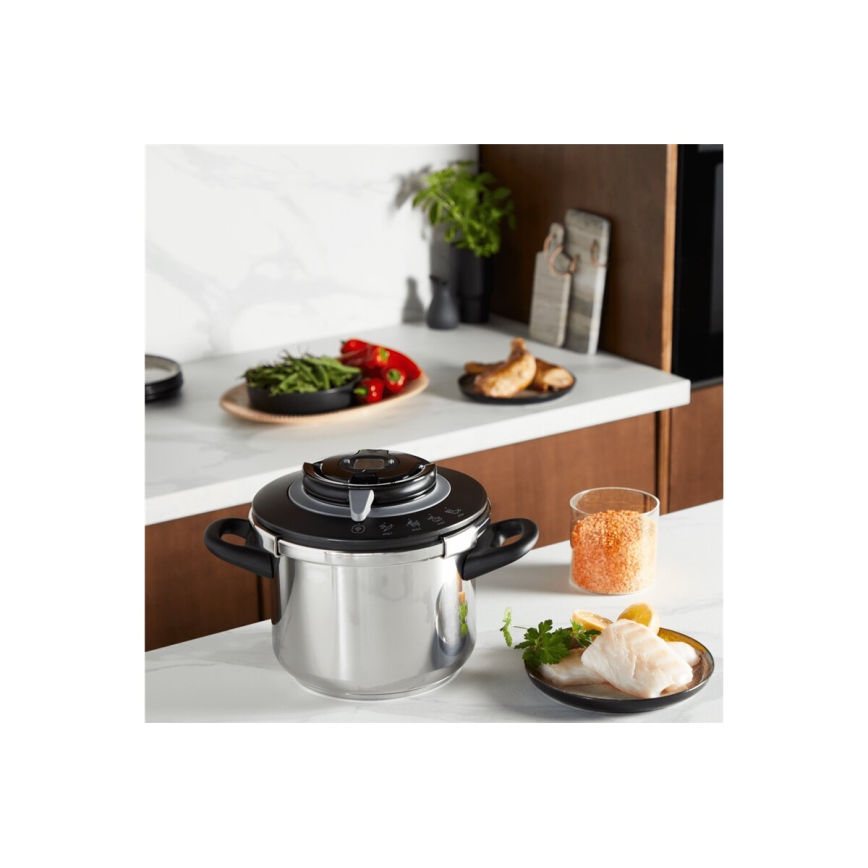 Tefal - Tlakový hrniec 4,5 l CLIPSO+ CHEF nerez