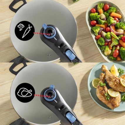 Tefal - Tlakový hrniec 4 l SECURE TRENDY nerez