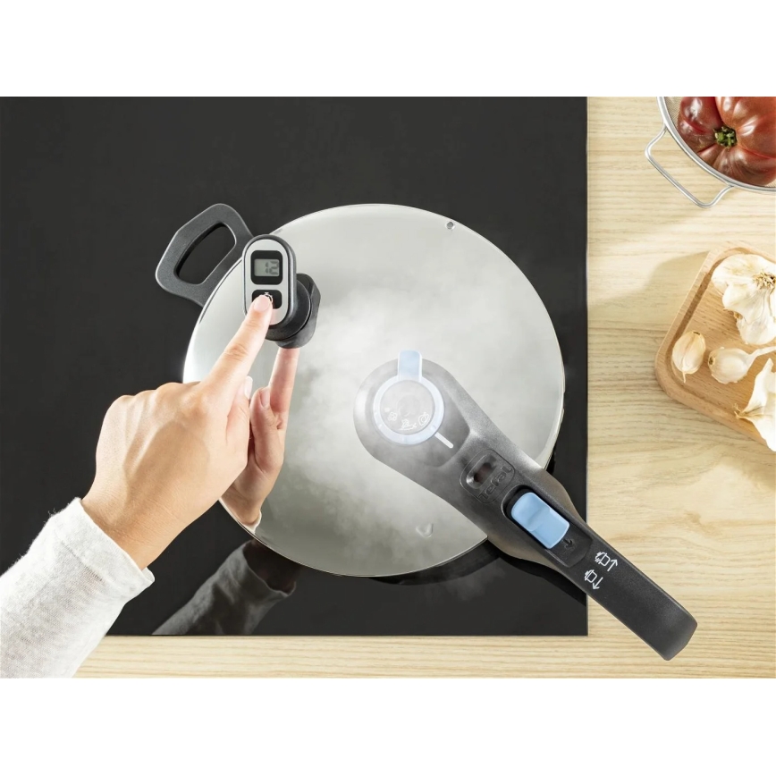 Tefal - Tlakový hrniec 4 l SECURE TRENDY nerez
