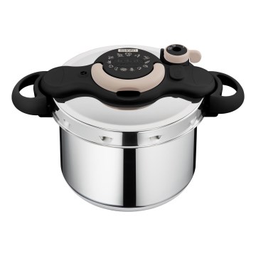 Tefal - Tlakový hrniec 6 l CLIPSINMINUT' NATURAL ECO RESPECT
