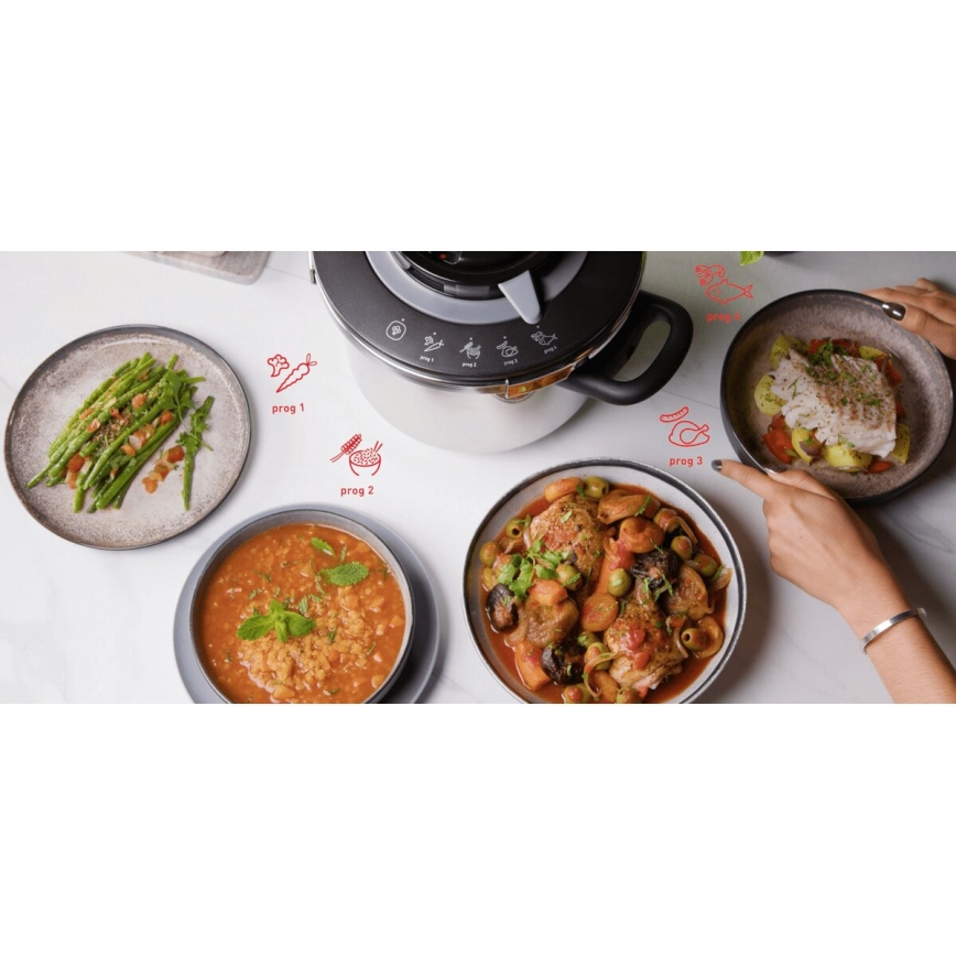 Tefal - Tlakový hrniec 6 l CLIPSO+ CHEF nerezová oceľ