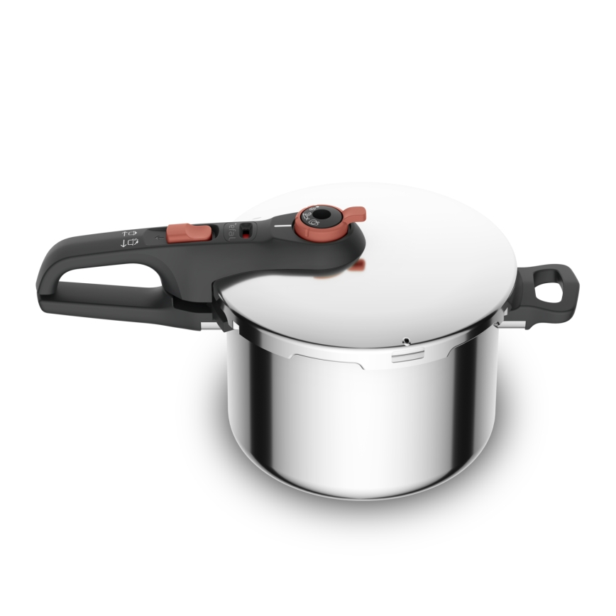 Tefal - tlakový hrniec 6 l SECURE TRENDY + 5-dielna sada INGENIO EMOTION