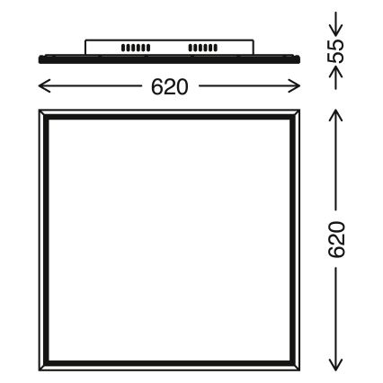 Telefunken 3010-06TF - LED Stmievateľný panel LED/36W/230V 3000-6000K + diaľkové ovládanie