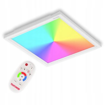 Telefunken 301506TF - LED RGBW Stmievateľný panel LED/18W/230V 4000K + diaľkové ovládanie