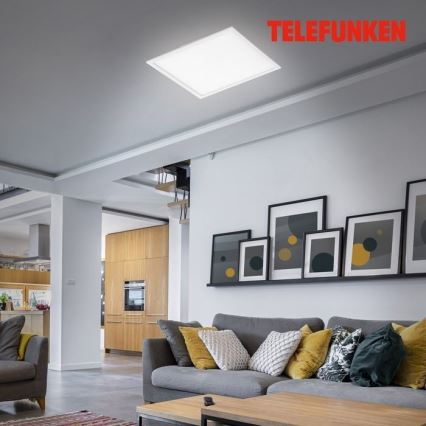 Telefunken 308806TF - LED Prisadený panel so senzorom LED/25W/230V 4000K