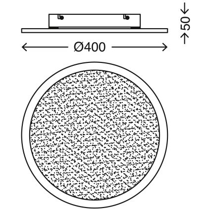 Telefunken 309104TF - LED Stropné svietidlo so senzorom LED/30W/230V 4000K