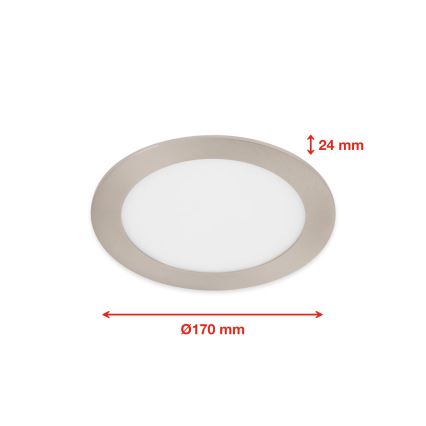 Telefunken 309402TF - LED RGBW Stmievateľné kúpeľňové podhľadové svietidlo LED/12W/230V 2700-6500K IP23 Wi-Fi Tuya