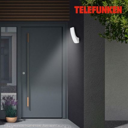 Telefunken 311604TF - LED Vonkajšie nástenné svietidlo LED/15W/230V IP44 strieborná