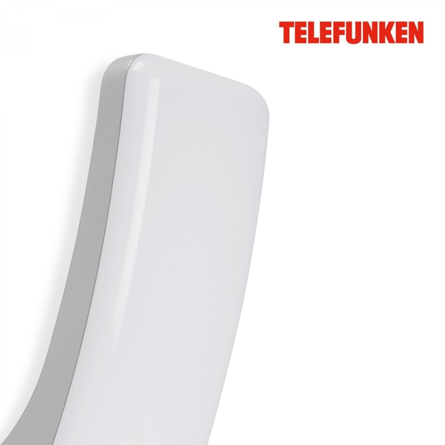 Telefunken 311604TF - LED Vonkajšie nástenné svietidlo LED/15W/230V IP44 strieborná