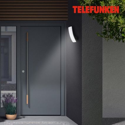 Telefunken 311605TF - LED Vonkajšie nástenné svietidlo LED/15W/230V IP44 čierna