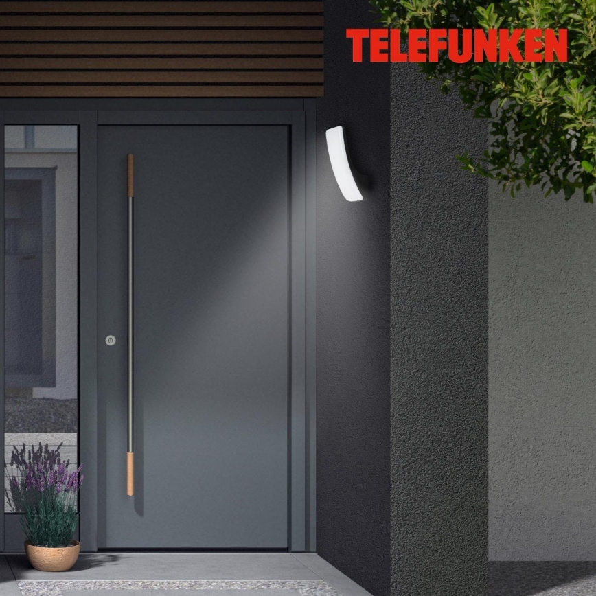 Telefunken 311605TF - LED Vonkajšie nástenné svietidlo LED/15W/230V IP44 čierna