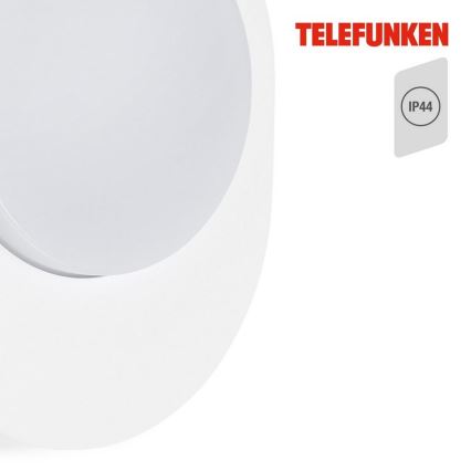 Telefunken 312006TF - LED Vonkajšie nástenné svietidlo LED/8W/230V IP44 biela