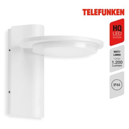 Telefunken 312406TF - LED Vonkajšie nástenné svietidlo LED/10W/230V IP44