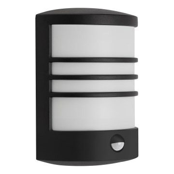 Telefunken 315505TF - LED Vonkajšie nástenné svietidlo so senzorom LED/12W/230V IP44 čierna