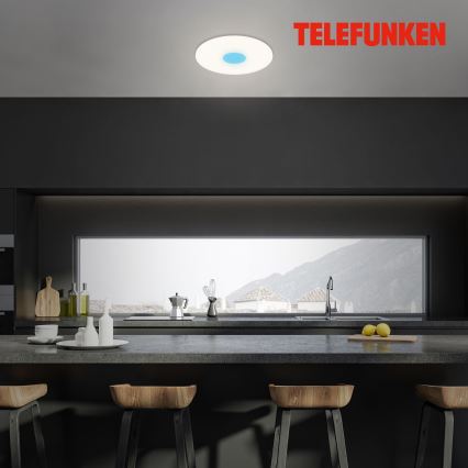 Telefunken 319306TF - LED RGBW Stmievateľné svietidlo LED/22W/230V 2700-6500K + diaľkové ovládanie