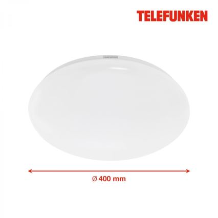 Telefunken 601306TF - LED Kúpeľňové stropné svietidlo so senzorom LED/20W/230V IP44 pr. 40 cm