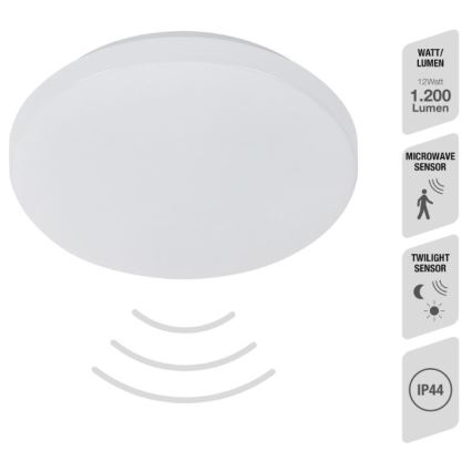 Telefunken 601506TF - LED Kúpeľňové stropné svietidlo so senzorom LED/12W/230V IP44